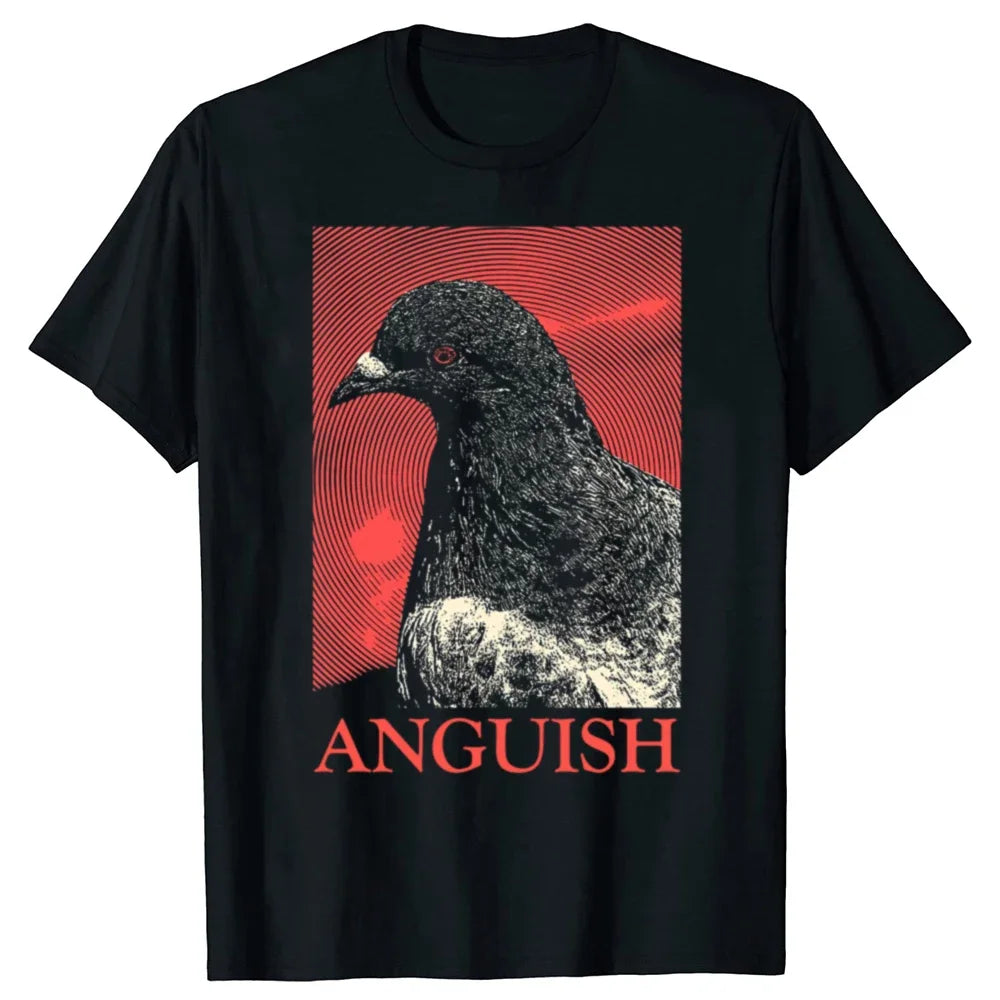 Funny Birdwatching Pigeon Graphic T-Shirt