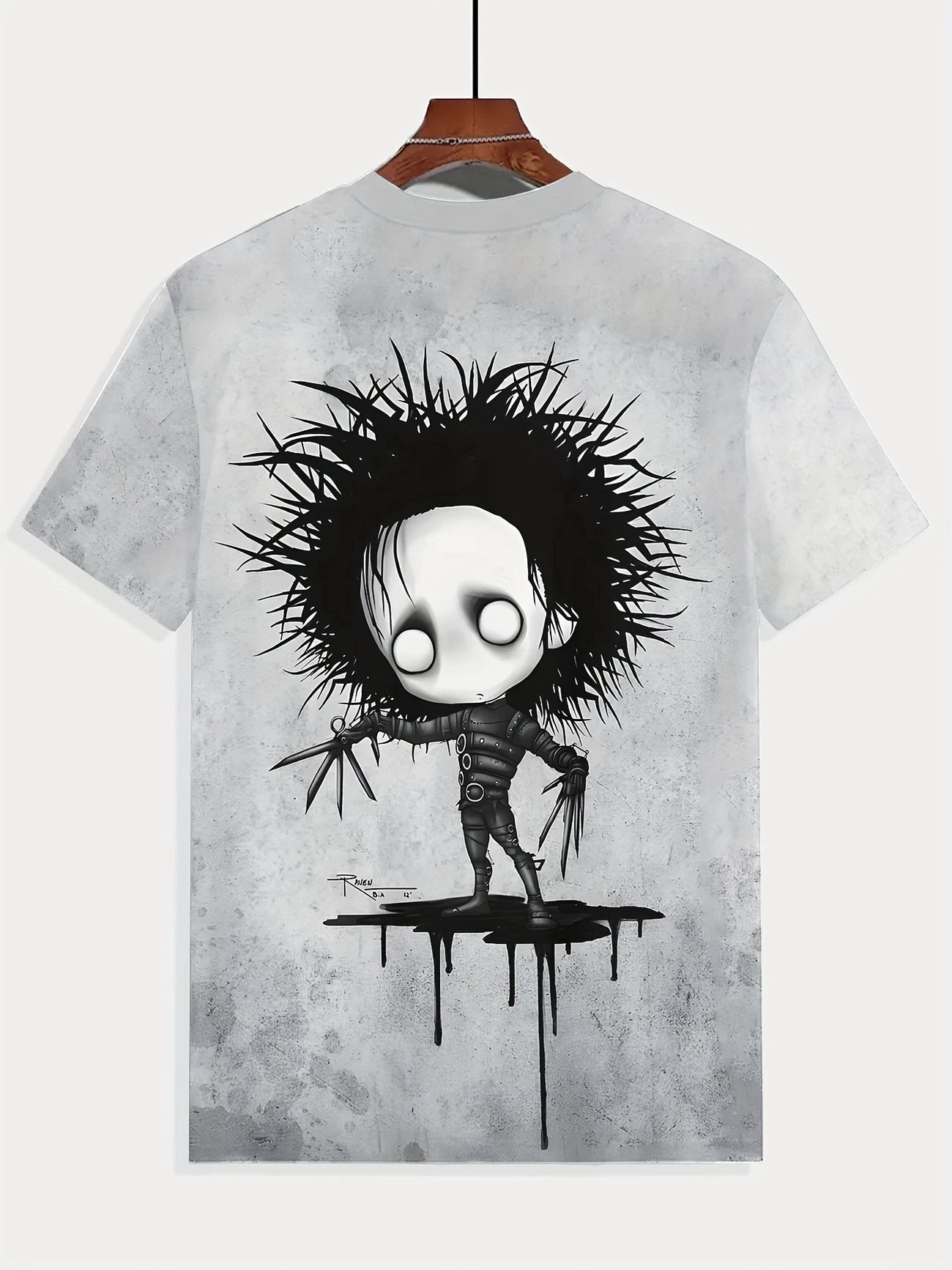 Men's Abstract Art Print T-Shirt