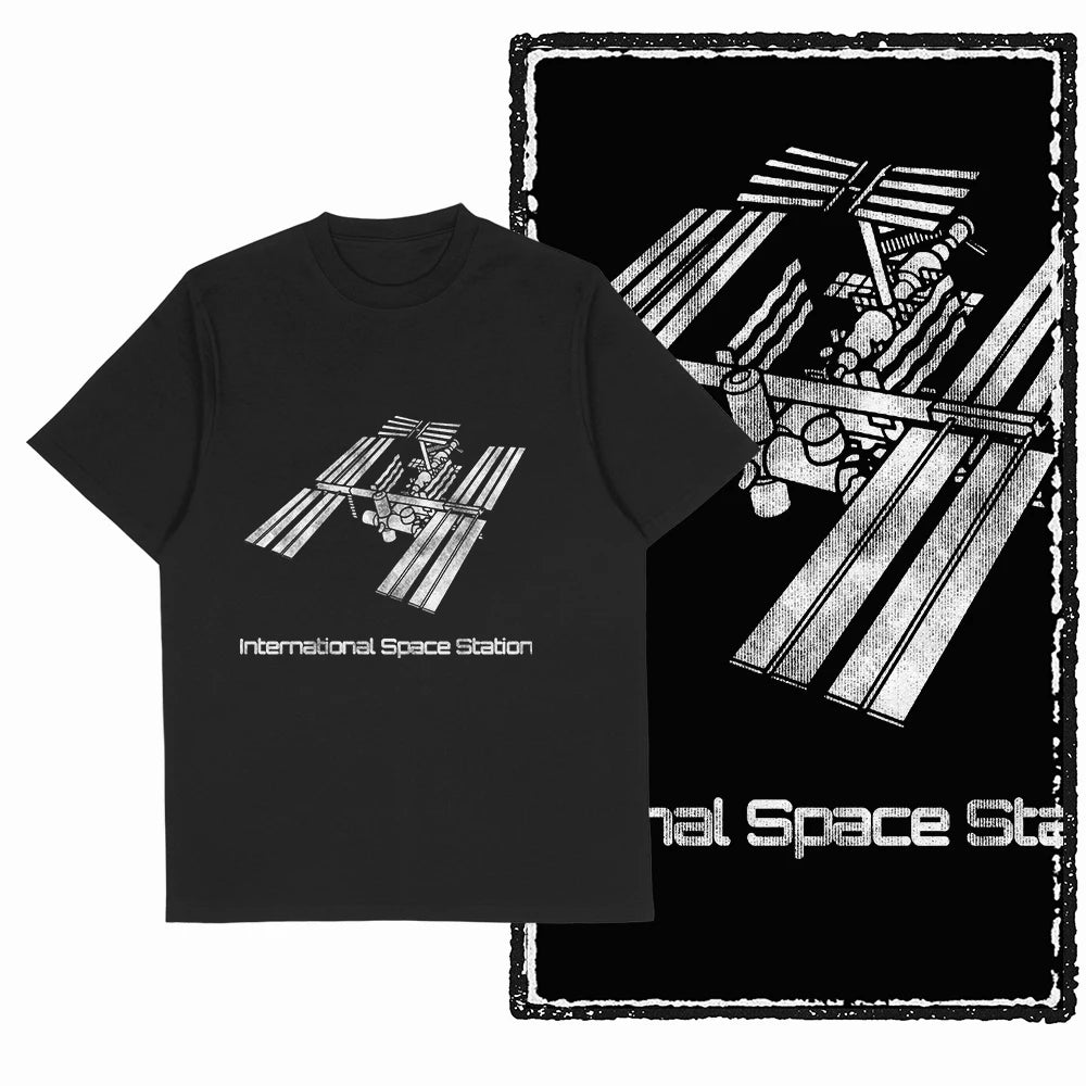 Men's Astronaut Moon Print Graphic T-Shirt