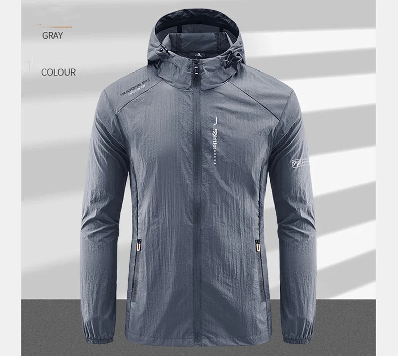 Men's Ultralight Hooded Sun Protection Jacket