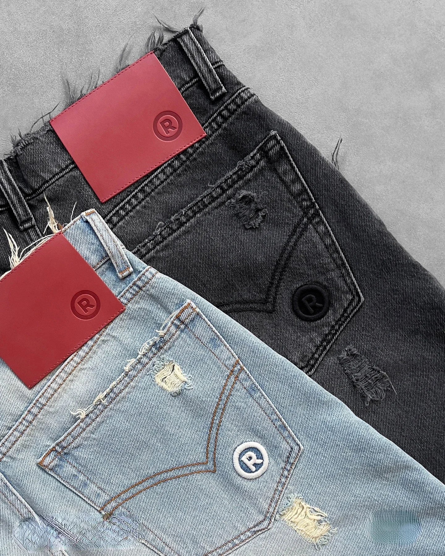 Y2K Ripped Baggy Denim Shorts