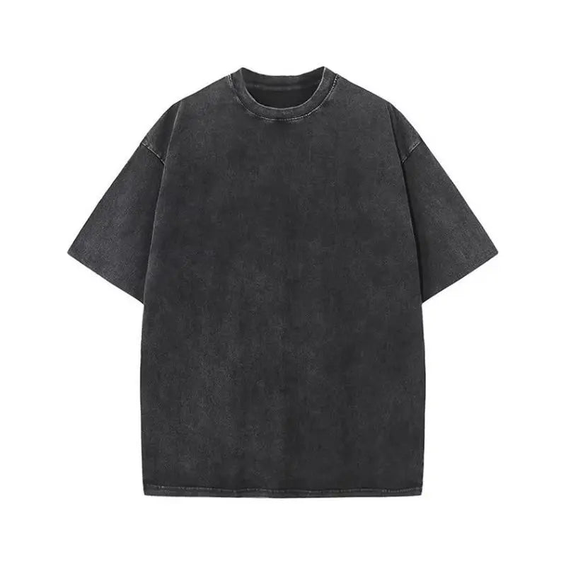 Anime Graphic Oversized Vintage Washed T-Shirt
