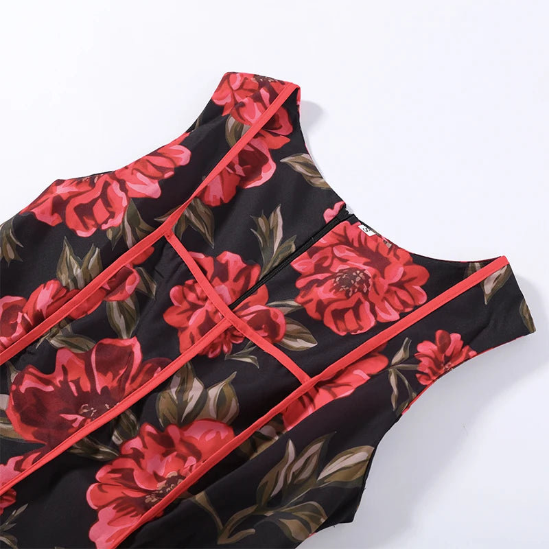 Women's Floral Sling Maxi Dress