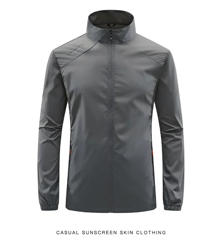 Men's Ultralight Zip-Up Skin Windbreaker