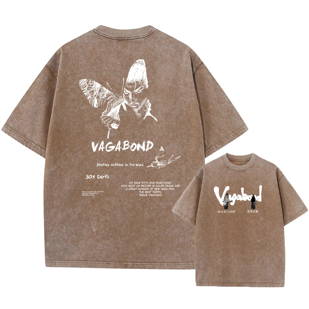 Vagabond Miyamoto Musashi Washed Graphic T-Shirt