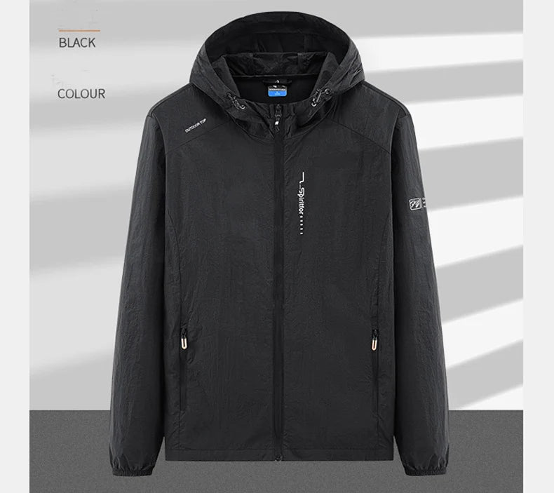 Men's Ultralight Hooded Sun Protection Jacket