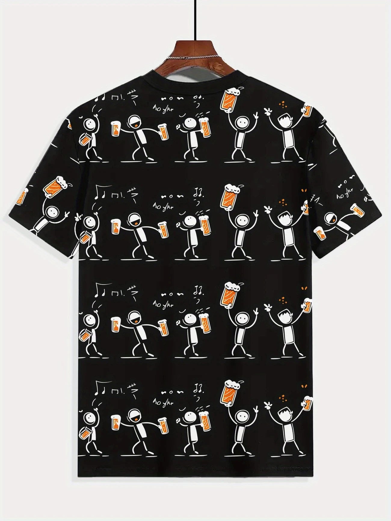 Men's Abstract Art Print T-Shirt