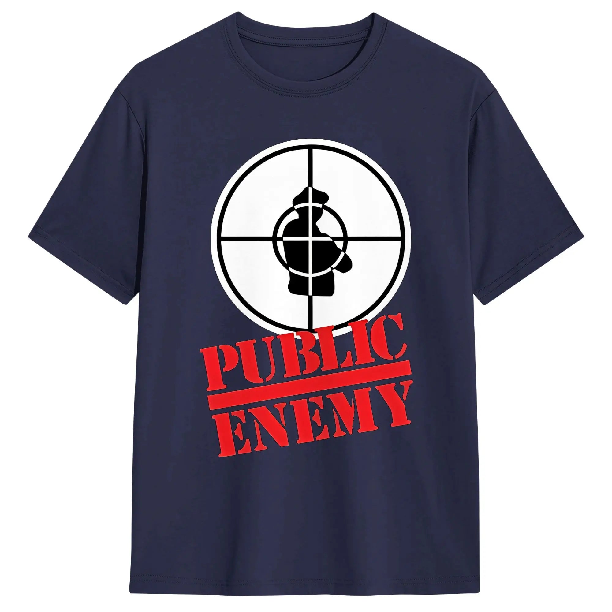 US Rap Team Public Enemy  T Shirt Men  Y2K Funny T Shirts Summer O-Neck Harajuku Tee Shirt Hot Sale Oversized Clothing