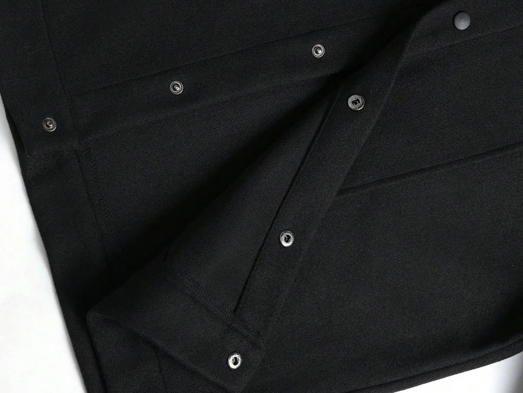 Men's Lapel Woolen Jacket