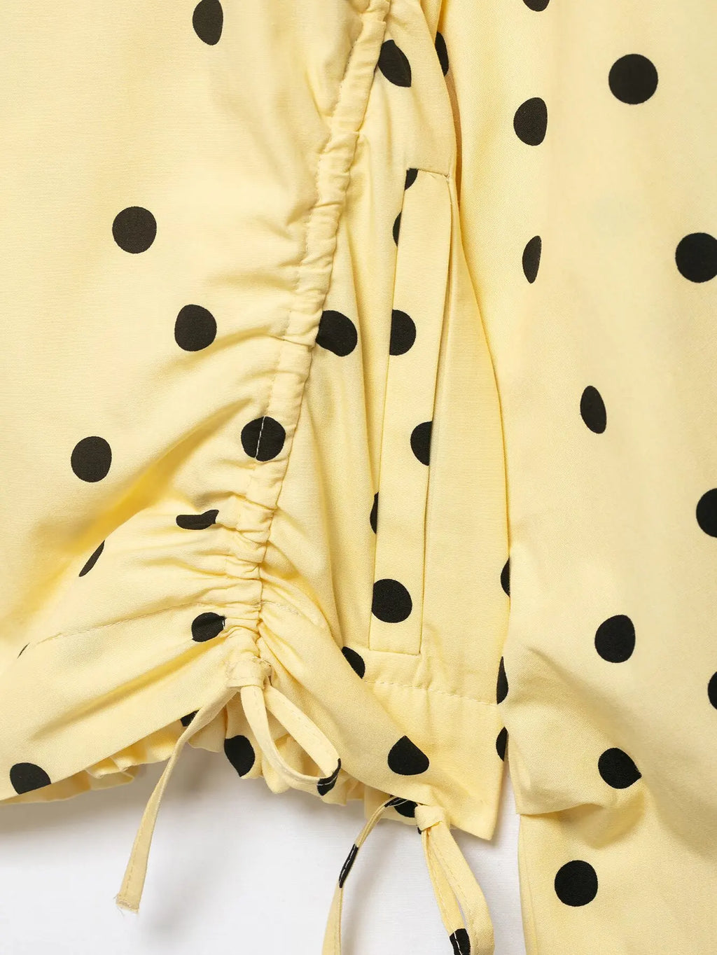 Women's Polka Dot Tie High Collar Jacket