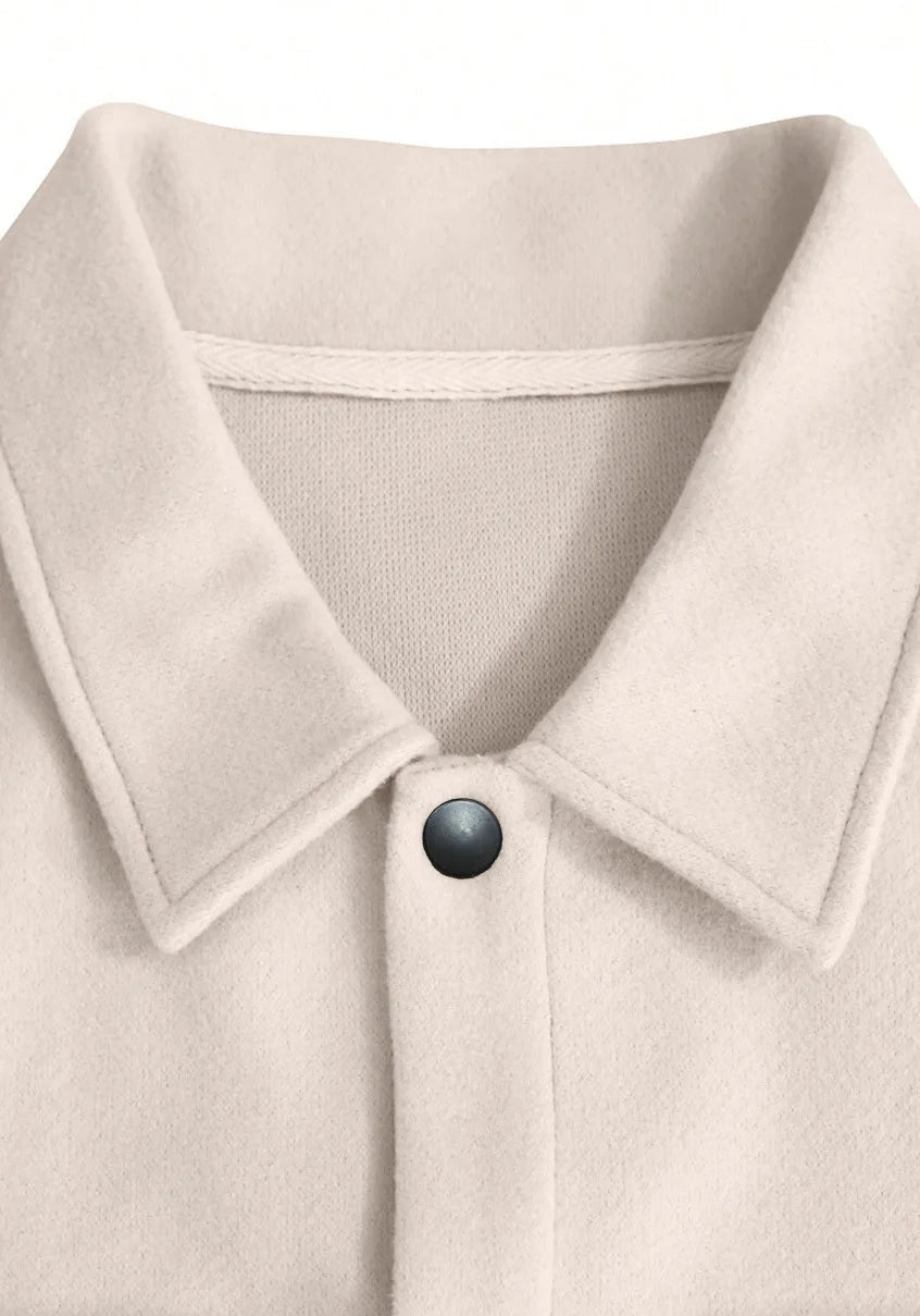 Men's Lapel Woolen Jacket