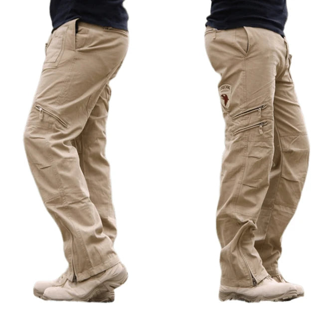 Men's Multi-Pocket Camo Cargo Pants