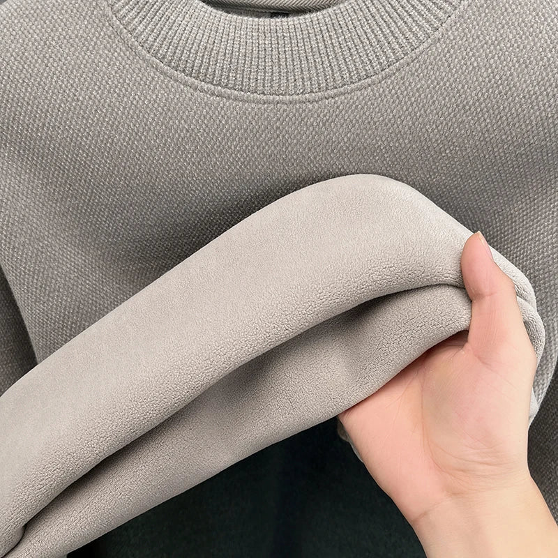 Men's Embroidered Knit Pullover Sweater
