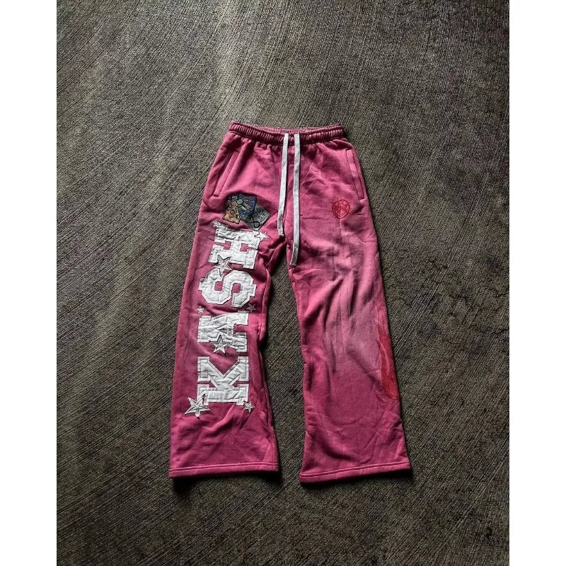 Men's Gothic 3D Print Straight Leg Pants