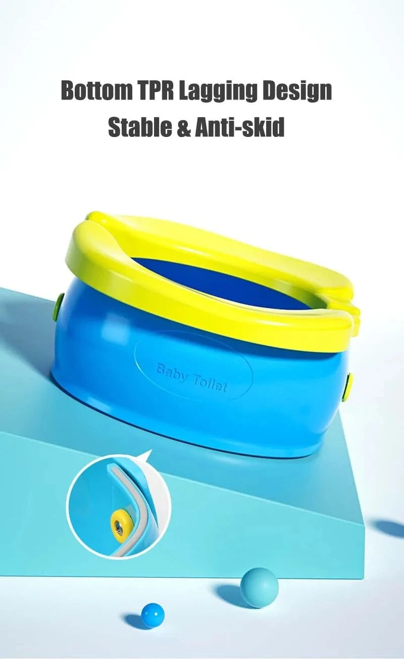 Travel Folding Baby Potty, Portable Kids Toilet Urinal, Compact Potty Training Seat, Lightweight Travel Essential for Toddler Bo