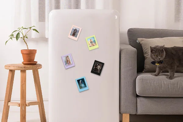 5/10/20pcs Magnetic Photo Frames for Fujifilm Instax Mini Film Papers Double Sided Fridge Picture Frame Magnets Artwork Frames