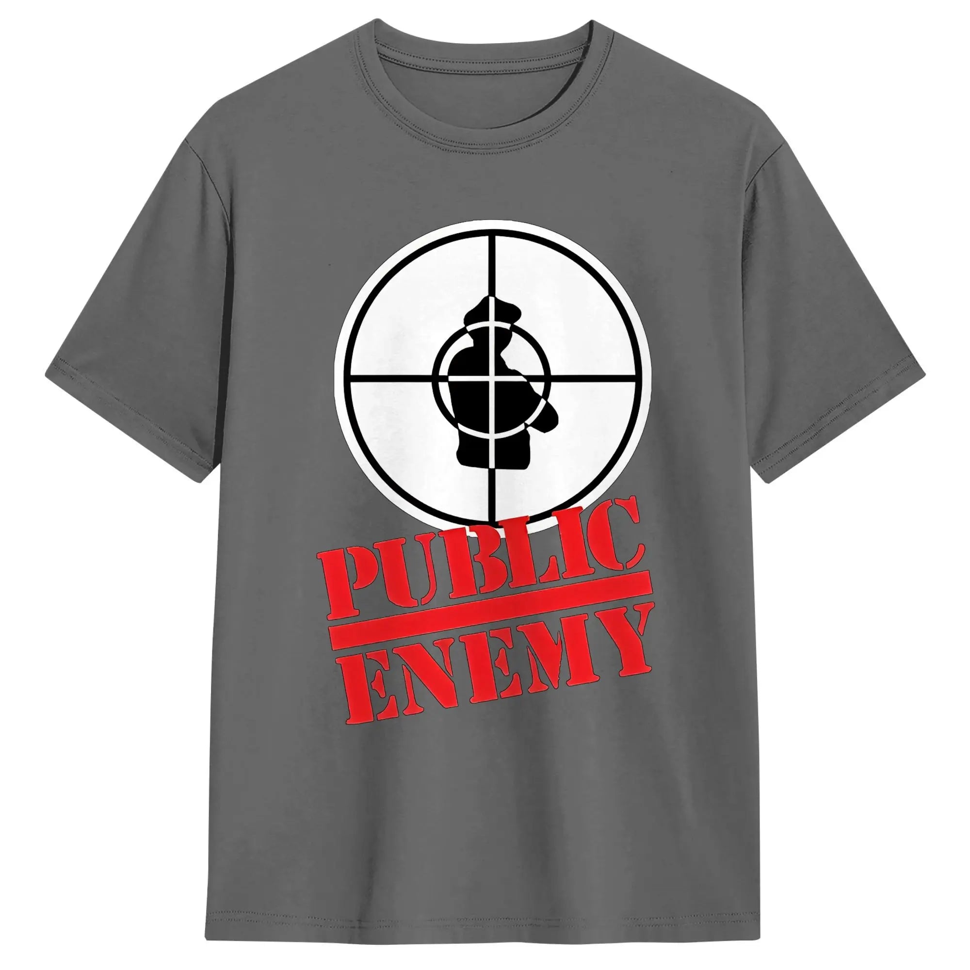 US Rap Team Public Enemy  T Shirt Men  Y2K Funny T Shirts Summer O-Neck Harajuku Tee Shirt Hot Sale Oversized Clothing
