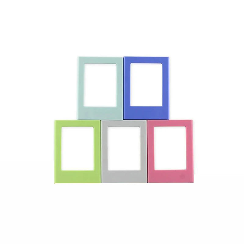 5/10Pcs 3inch Magnetic Photo Frames, Children's Growth Commemorative Photo Frames, Small Creative Magnetic Frames for Desktop Display, Home Office Decorations, Suitable for Instax Mini 12/11/Evo/40/7+/25/90/99/Se/Link2/3 Inst