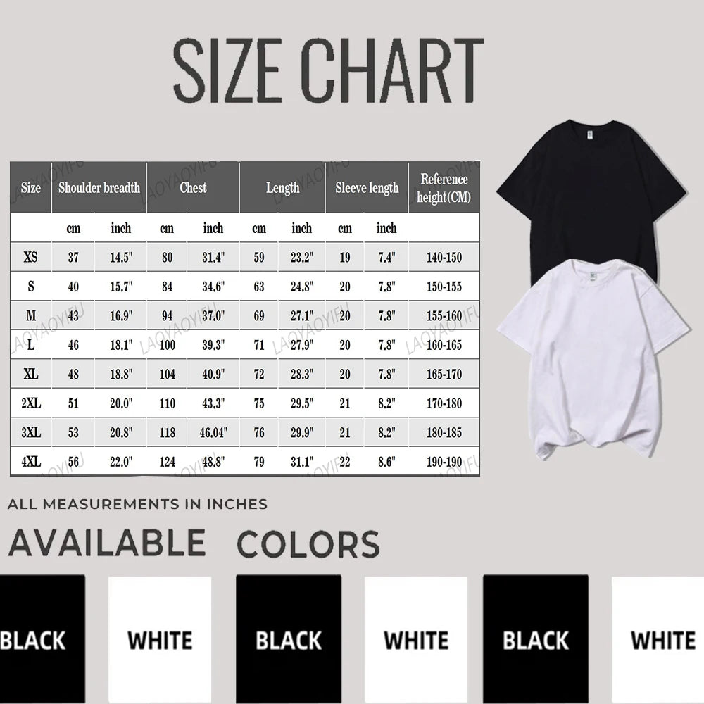 Japanese Letter Print Unisex T-Shirt