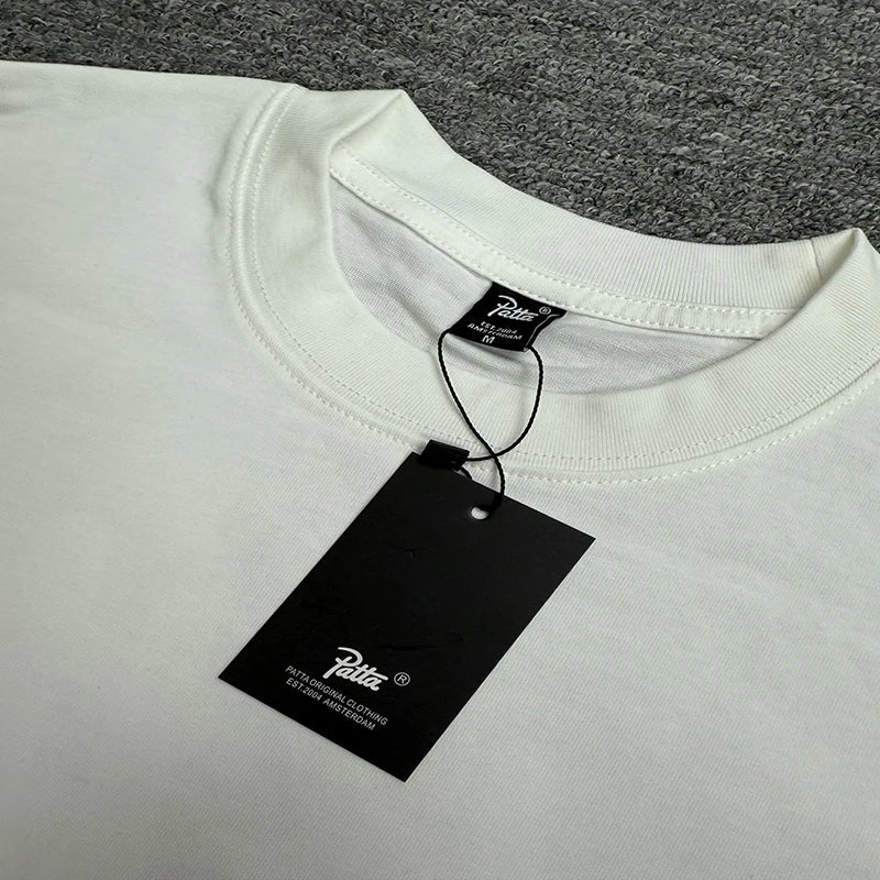 Palm Tree Star Print Streetwear T-Shirt