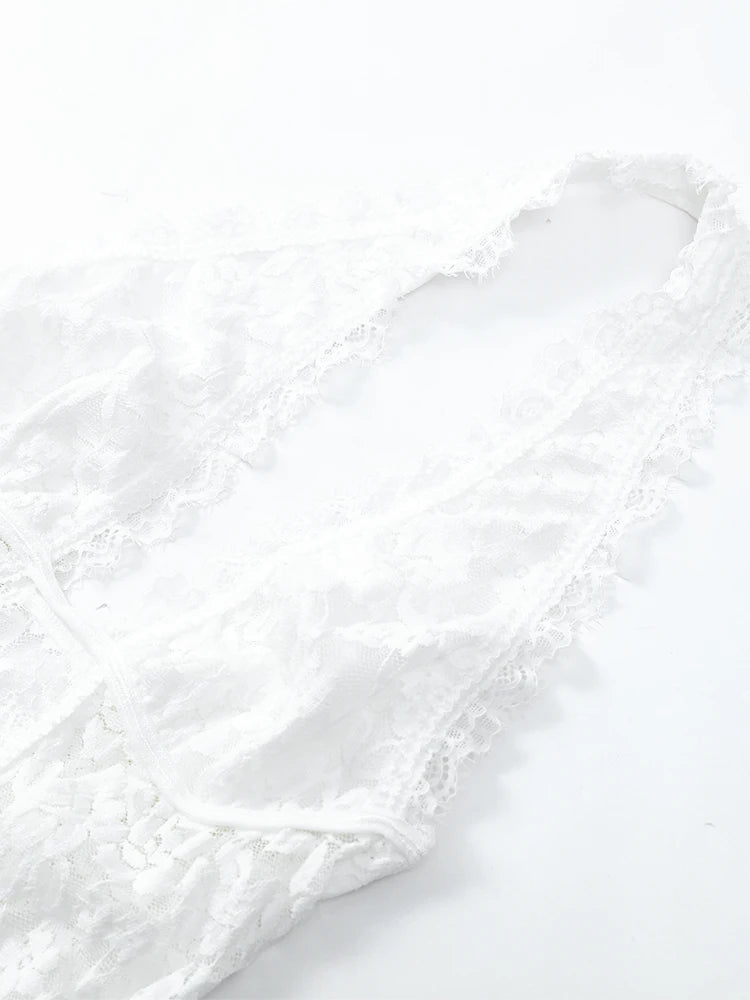 Women's Lace Halter Fishtail Maxi Gown