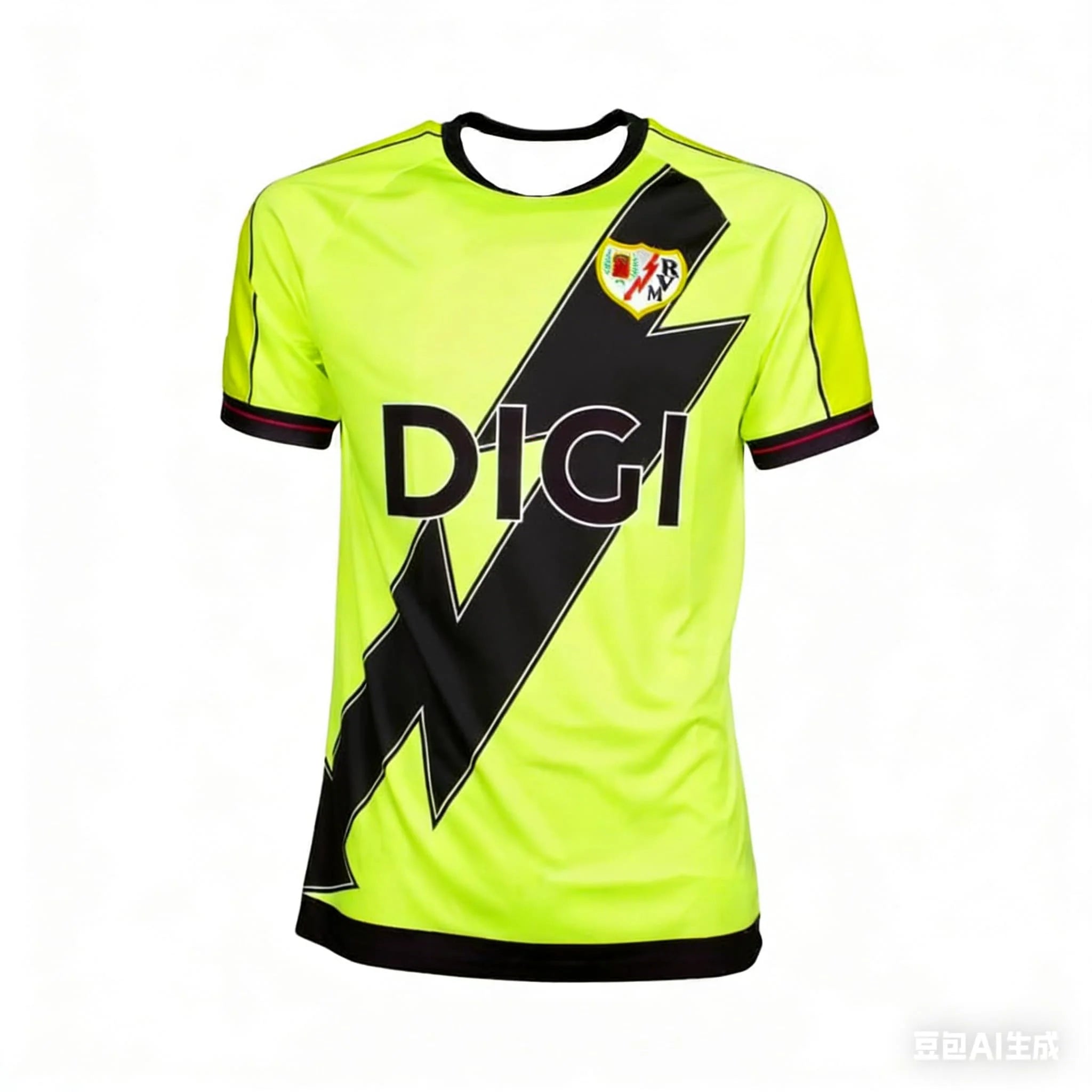 New Rayo Vallecano Home Shirt Adults T-Shirt Y2K Street Style Quick Dry Training Fitness Top Casual Sportswear Family Tees