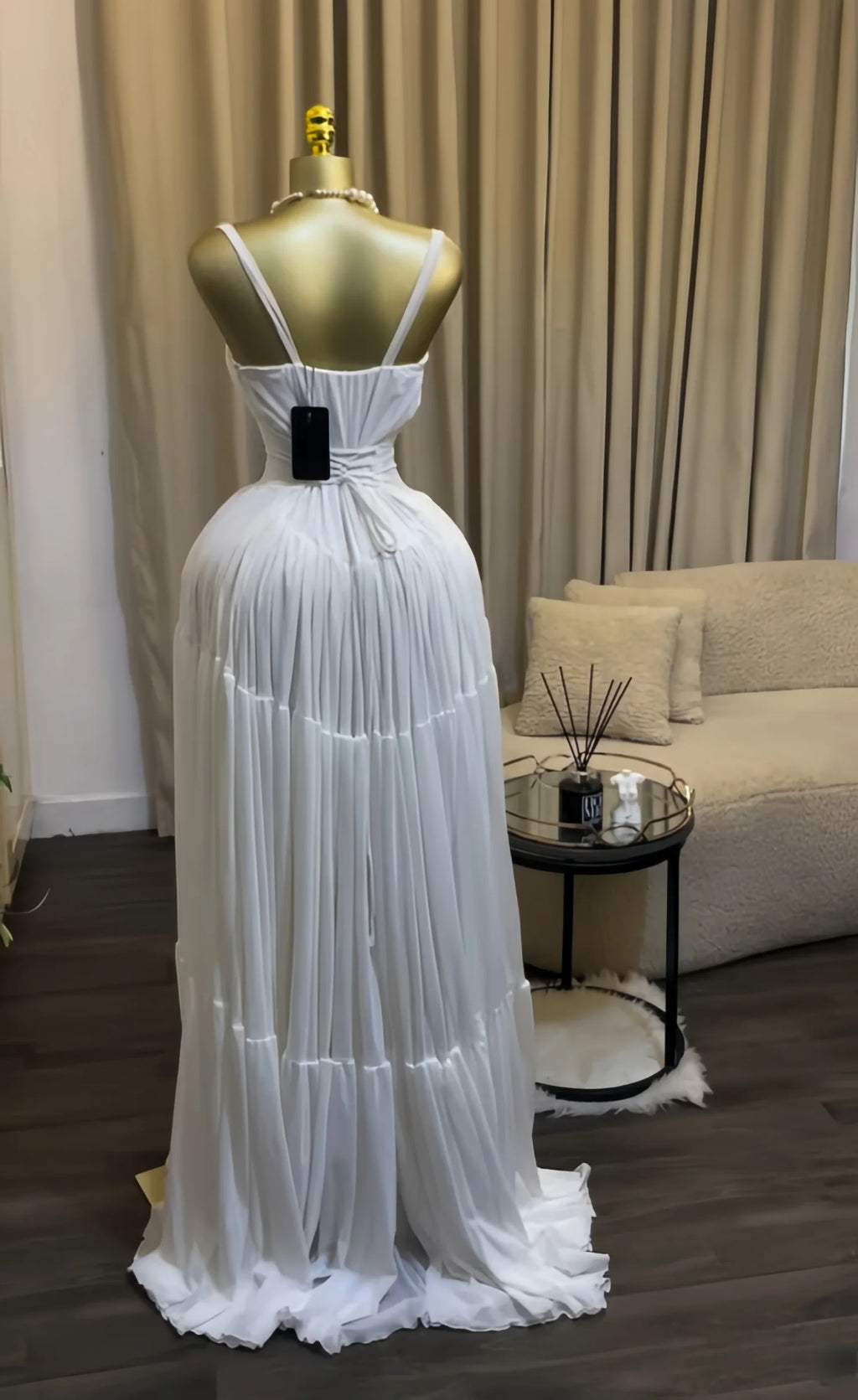 Women's Halter Strapless Long Maxi Dress