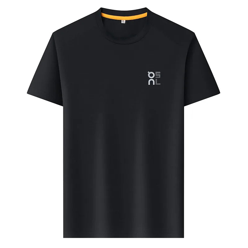 Men's Ice Silk Quick Dry Printed T-Shirt