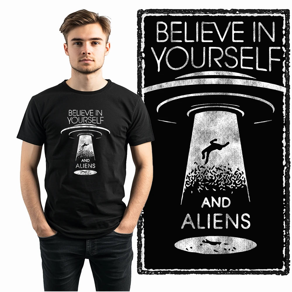 Men's Astronaut Moon Print Graphic T-Shirt