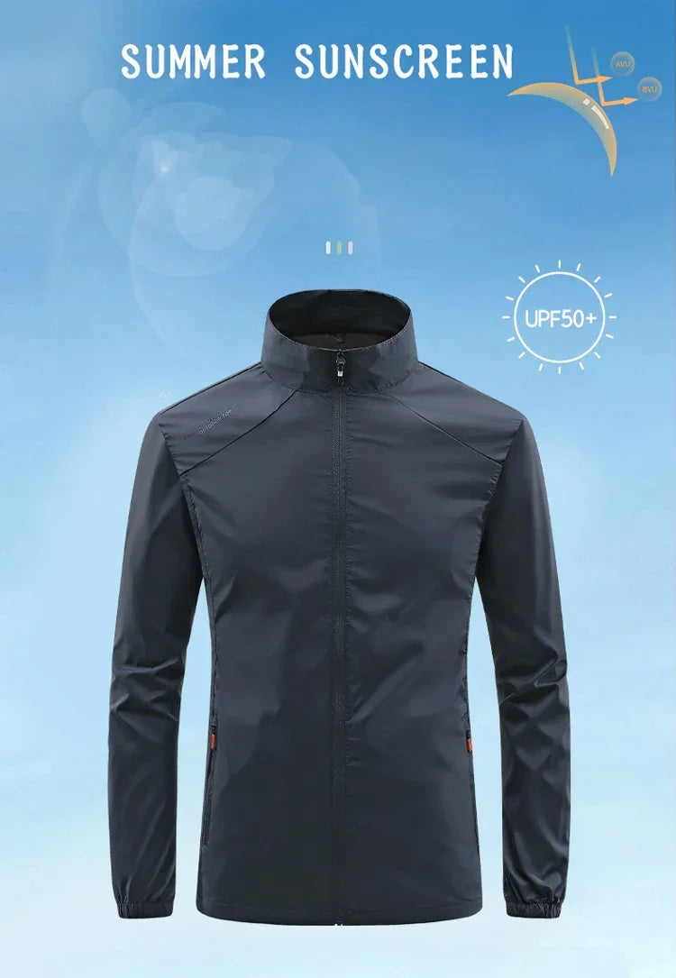 Men's Ultralight Zip-Up Skin Windbreaker