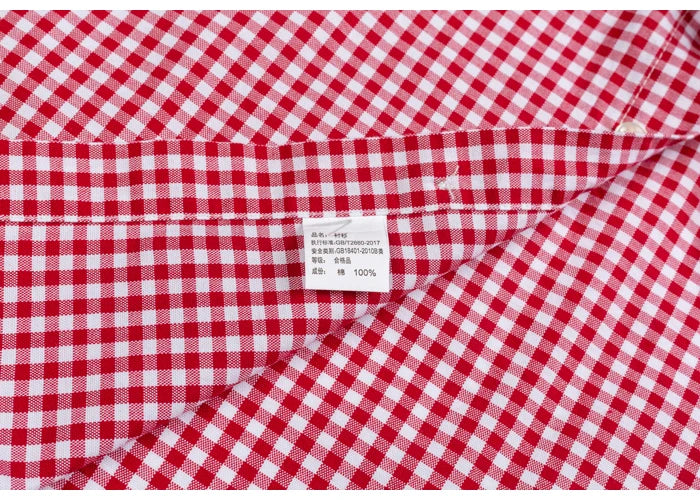 Men's Plaid Gingham Short Sleeve Shirt