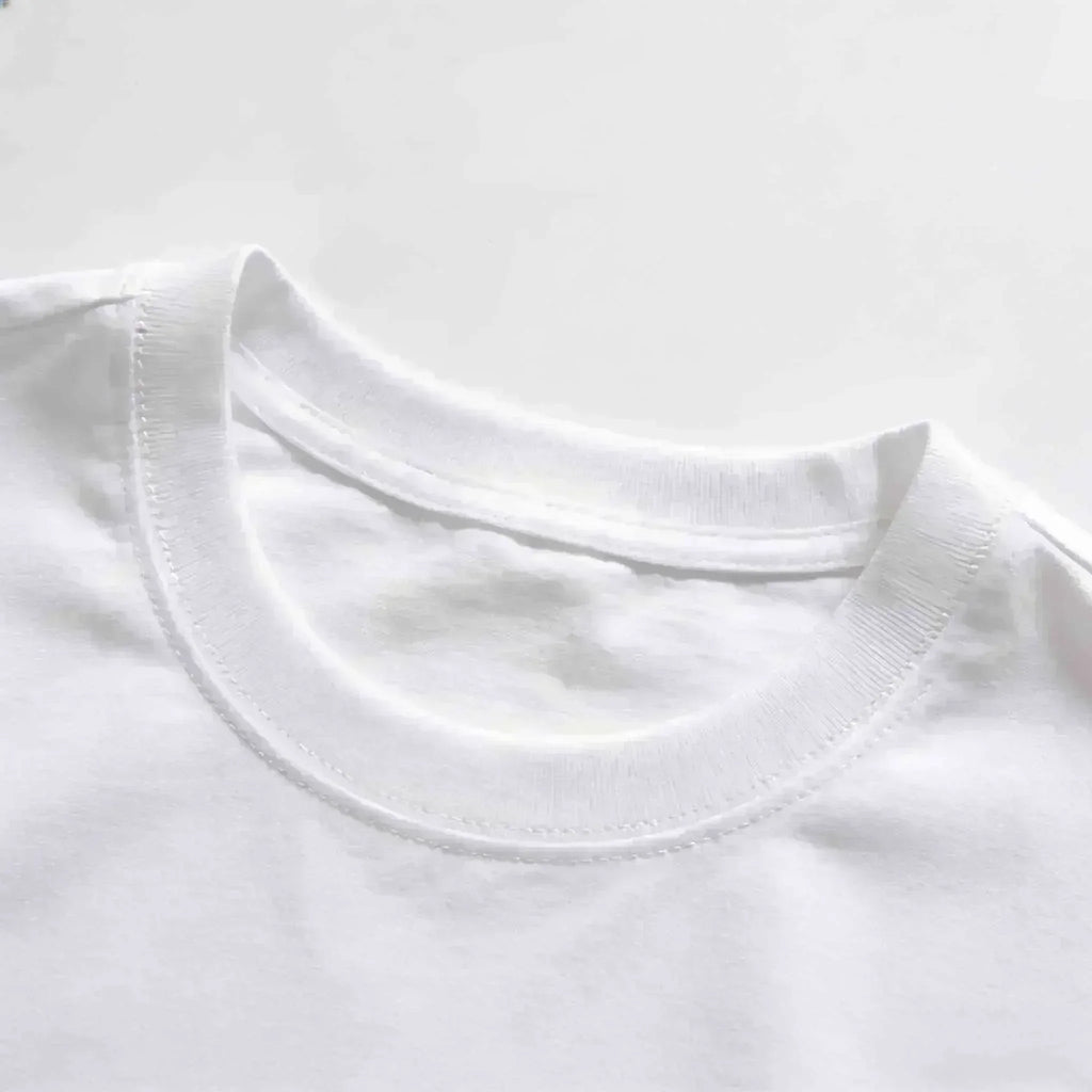 Men's Embroidered Cotton Round Neck T-Shirt