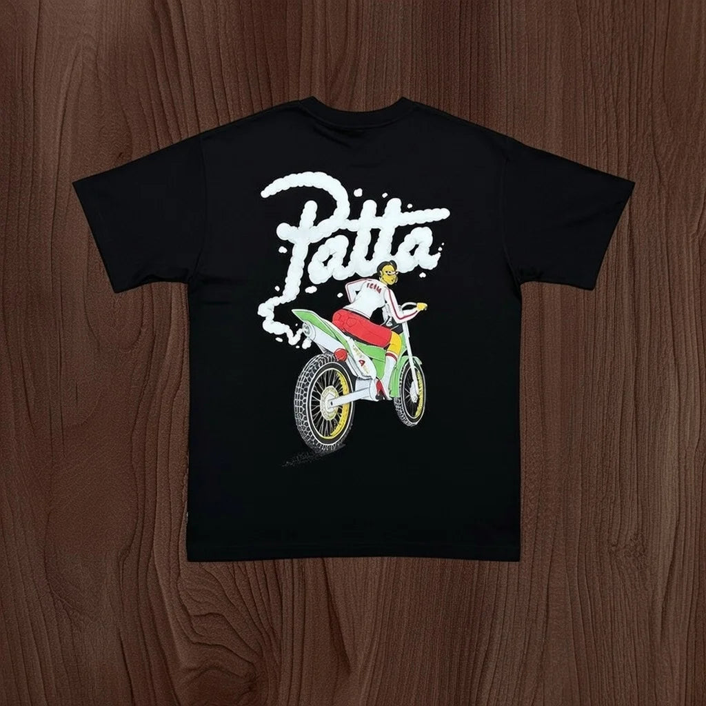 Palm Tree Star Print Streetwear T-Shirt