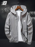 Men's Waterproof Hooded Windbreaker Jacket