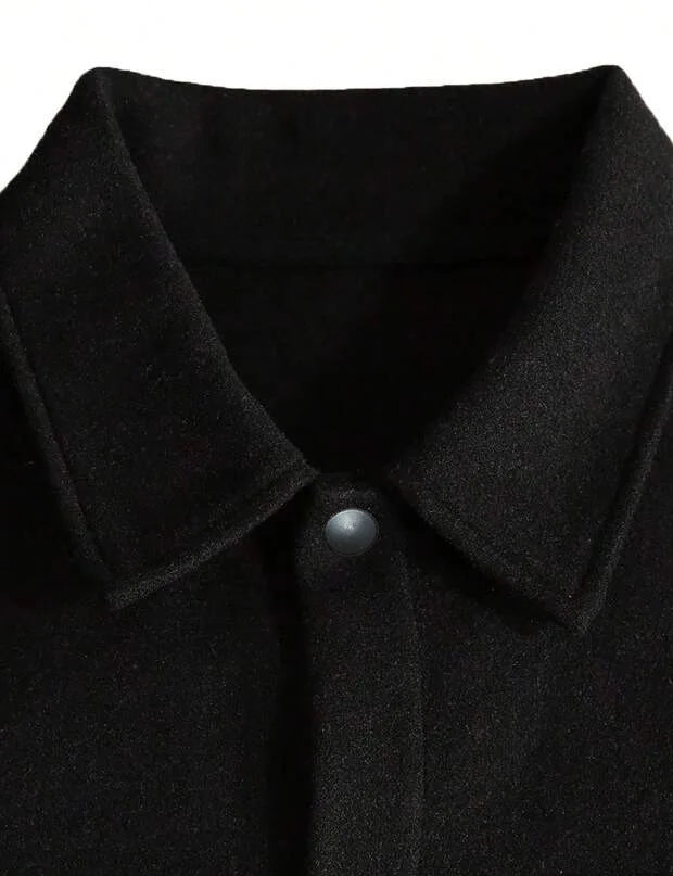 Men's Lapel Woolen Jacket