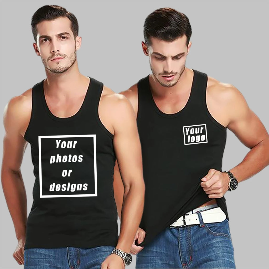 Men's Custom Graphic Sleeveless Tank Top
