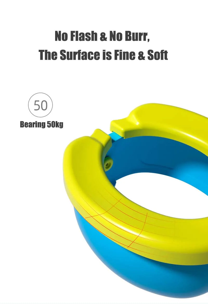 Travel Folding Baby Potty, Portable Kids Toilet Urinal, Compact Potty Training Seat, Lightweight Travel Essential for Toddler Bo