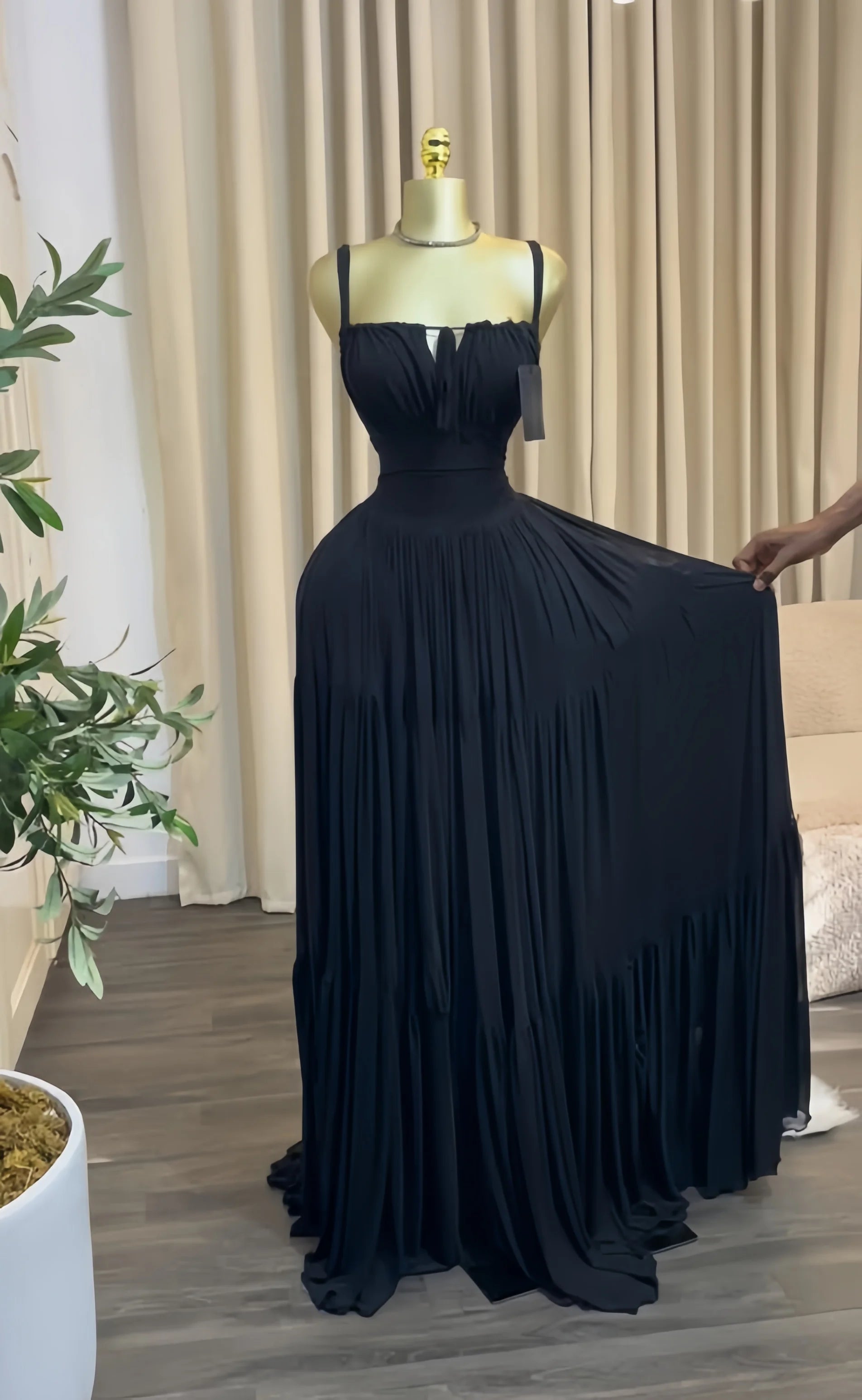 Women's Halter Strapless Long Maxi Dress