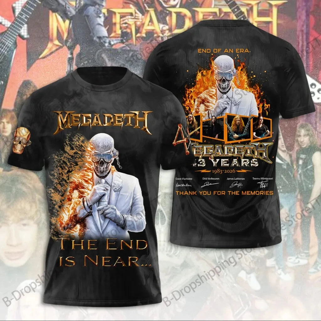 Rock Band 3D Print Graphic T-Shirt