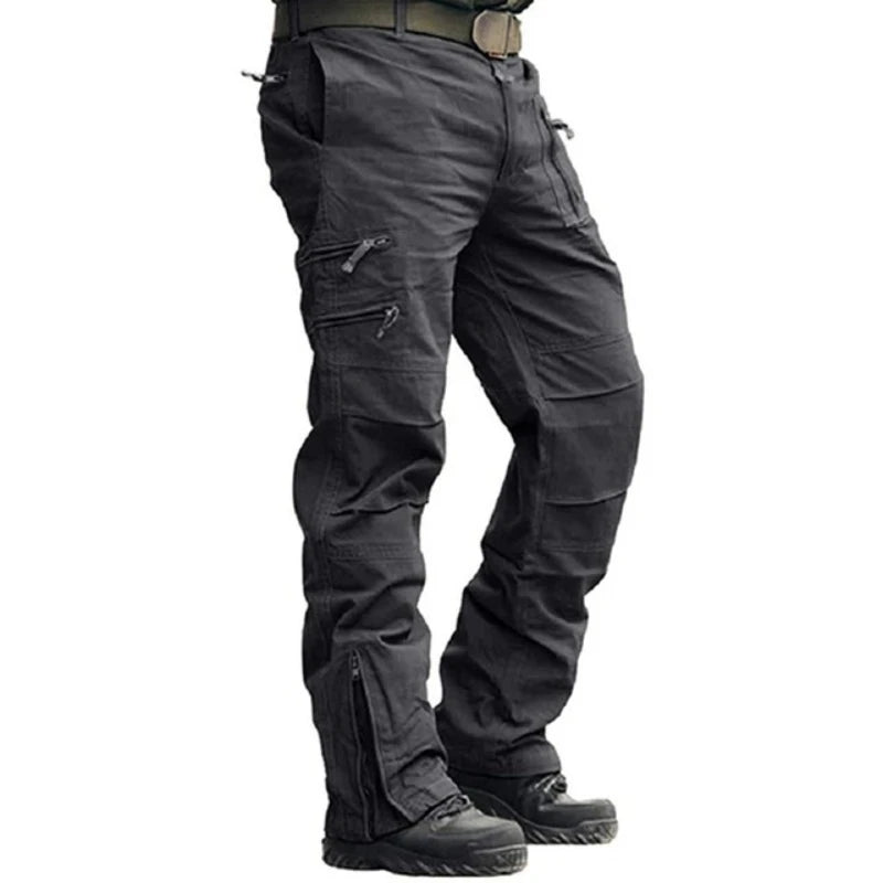 Men's Multi-Pocket Camo Cargo Pants
