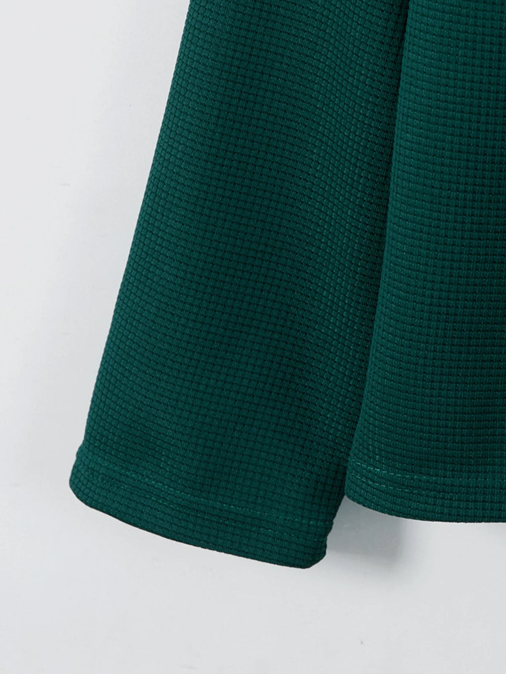 Men's Waffle Knit Slim Fit Cardigan Jacket