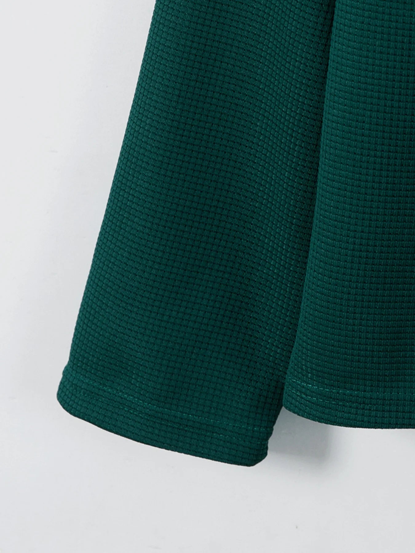 Men's Waffle Knit Slim Fit Cardigan Jacket