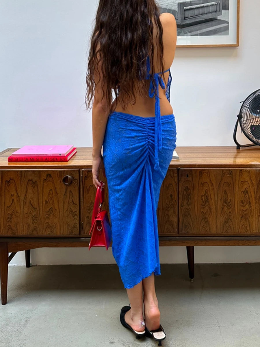 Women's Lace V-Neck Sleeveless Tank Top