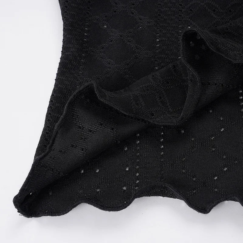 Sweet Lace Bow Knit Tank Top Women Spring Summer Coquette Y2K Sleeveless Crop Top Sexy Cute Cami Top Korean Style Vest