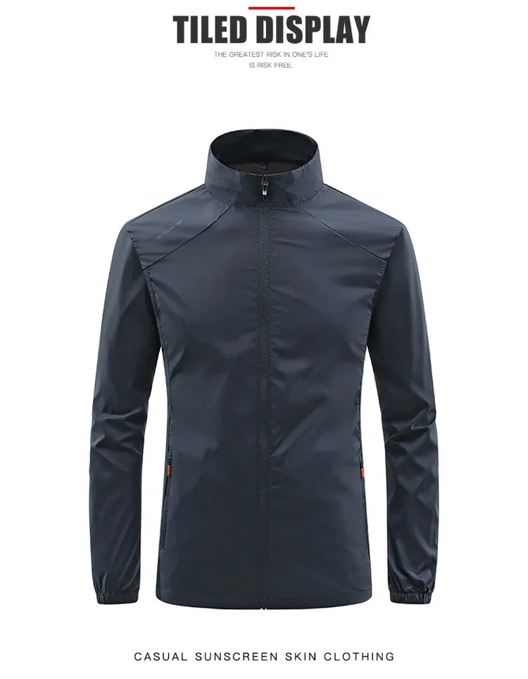 Men's Ultralight Zip-Up Skin Windbreaker