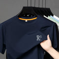 Men's Ice Silk Quick Dry Printed T-Shirt