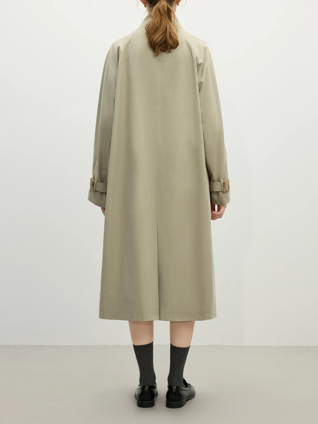 Women's Stand Collar Trench Coat
