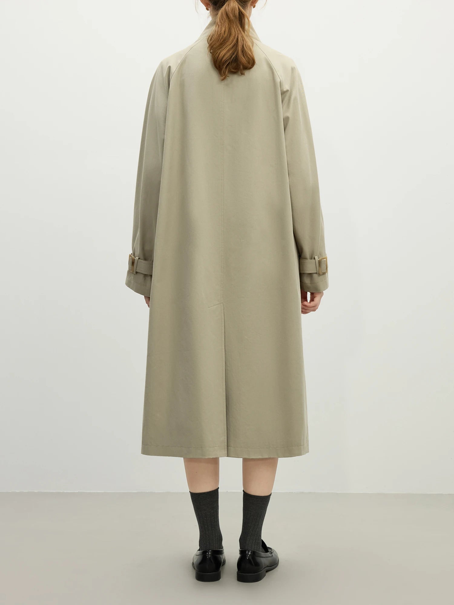 Women's Stand Collar Trench Coat