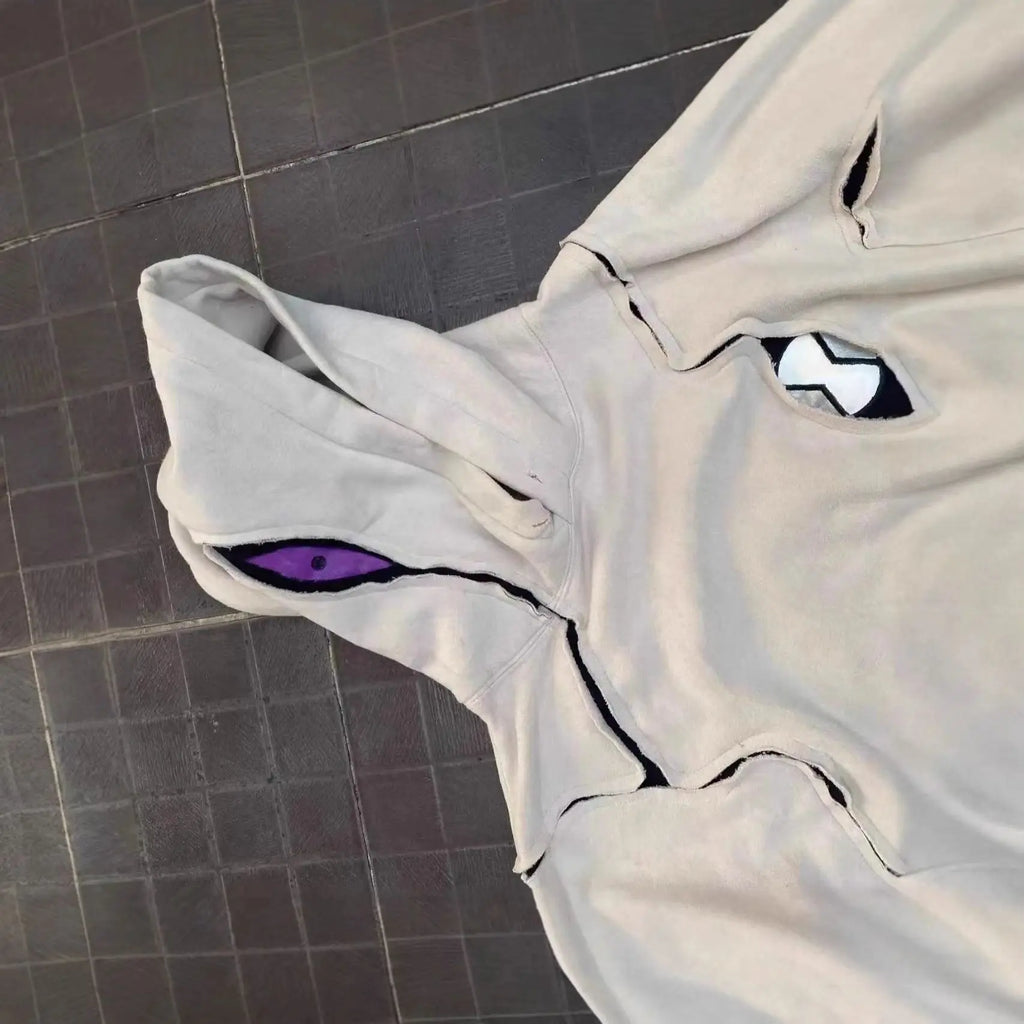 Oversized Patchwork Hoodie