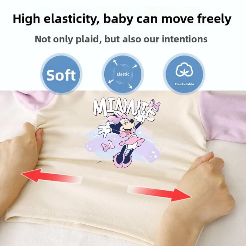 2026 Autumn New Long Sleeve Pajamas Sets for Girls Casual Home Clothes Sets Children Dralon Farbic Kids Bottom Clothes Sleepwear